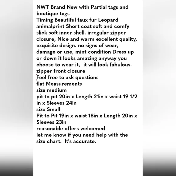 LS LeopardPrint Faux-FurCoat Black - Picture 3 of 16